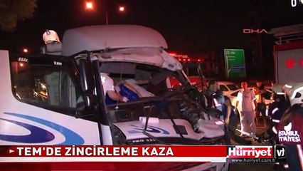 TEM'İ FELÇ EDEN KAZA