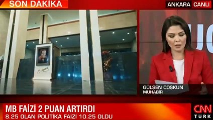 Merkez Bankası faiz kararını açıkladı
