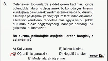 FELSEFE SORULARININ ÇÖZÜMLERİ