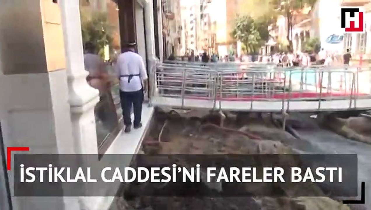 Taksim'de şoke eden görüntü! İstiklal Caddesi'n...