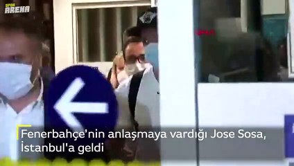 Son Dakika | Fenerbahçe'nin yeni transferi Jose Sosa İstanbul'a geldi!