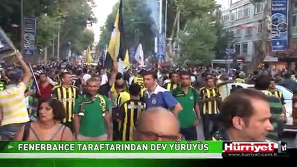 FENERBAHÇE TARAFTARINDAN DEV YÜRÜYÜŞ