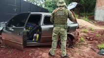 Carro com 628 kg de maconha é apreendido pelo BPFron em Guaíra