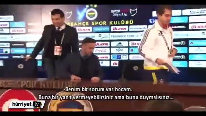Gazeteciden Pereira’ya: “Benim bir sorum var hocam!”