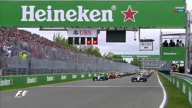 Kanada GP start ve ilk 10 tur özeti