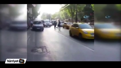 Trafiği altüst etti