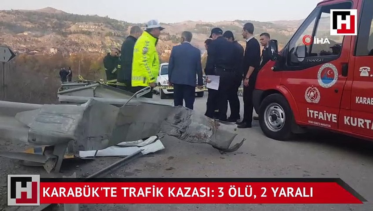 Karabük'te trafik kazası: 3 ölü 2 yaralı
