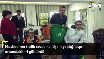 Muslera'dan trafik cezası esprisi
