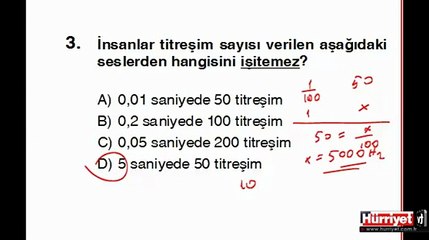 FEN VE TEKNOLOJİ SORULARININ ÇÖZÜMLERİ