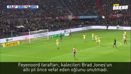 Feyenoord taraftarından muhteşem vefa örneği