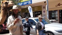 Perth man set out on a camel trek across Australia three years ago has finally reached his destination in Western Australia's mid-west