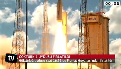 Göktürk-1 uydusu uzaya fırlatıldı
