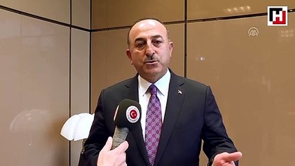 Dışişleri Bakanı Mevlüt Çavuşoğlu açıklamalarda bulundu