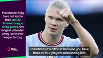 Never mind the touches, Haaland is 'never disconnected' - Guardiola