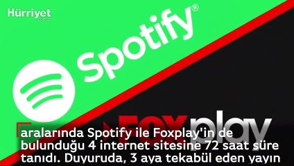 Son dakika haberler... RTÜK'ten Spotify ve Foxplay'e erişim engeli uyarısı