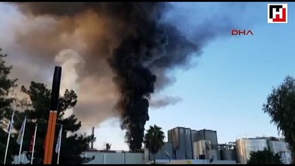 FETÖ sanığı işadamının yağ fabrikasında yangın çıktı