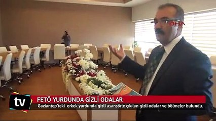 FETÖ Yurdunda Gizli Odalar