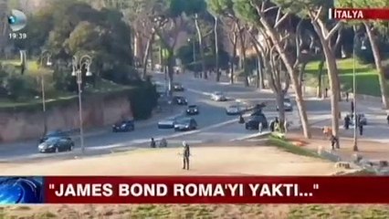 James Bond Roma'yı yaktı