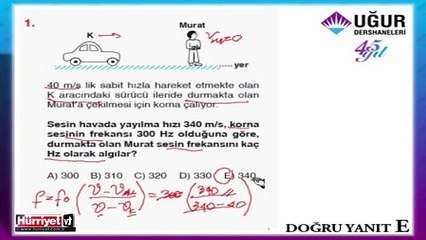 FİZİK SORULARININ ÇÖZÜMLERİ