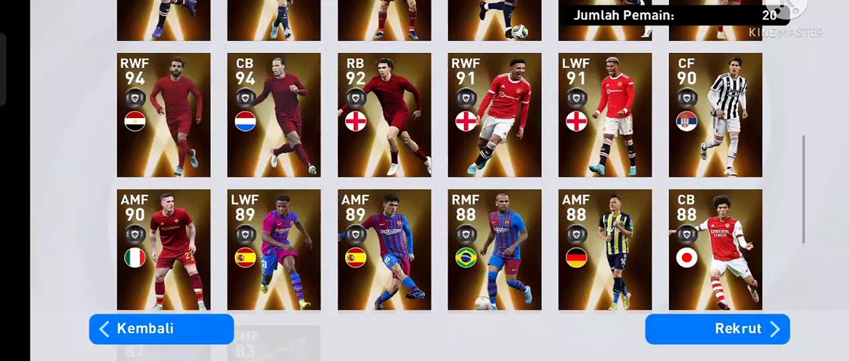 OPEN FAN'S CHOICE: WORLDWIDE CLUBS #PES #PESMOBILE #PES2021 #KONAMI #EFOOTBALL