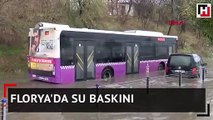 Florya'da su baskını