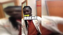 Galatasaray'ın yıldızı Batefembi Gomis'ten kanser hastası Nuri'ye geçmiş olsun mesajı...