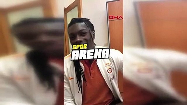 Galatasaray'ın yıldızı Batefembi Gomis'ten kanser hastası Nuri'ye geçmiş olsun mesajı...
