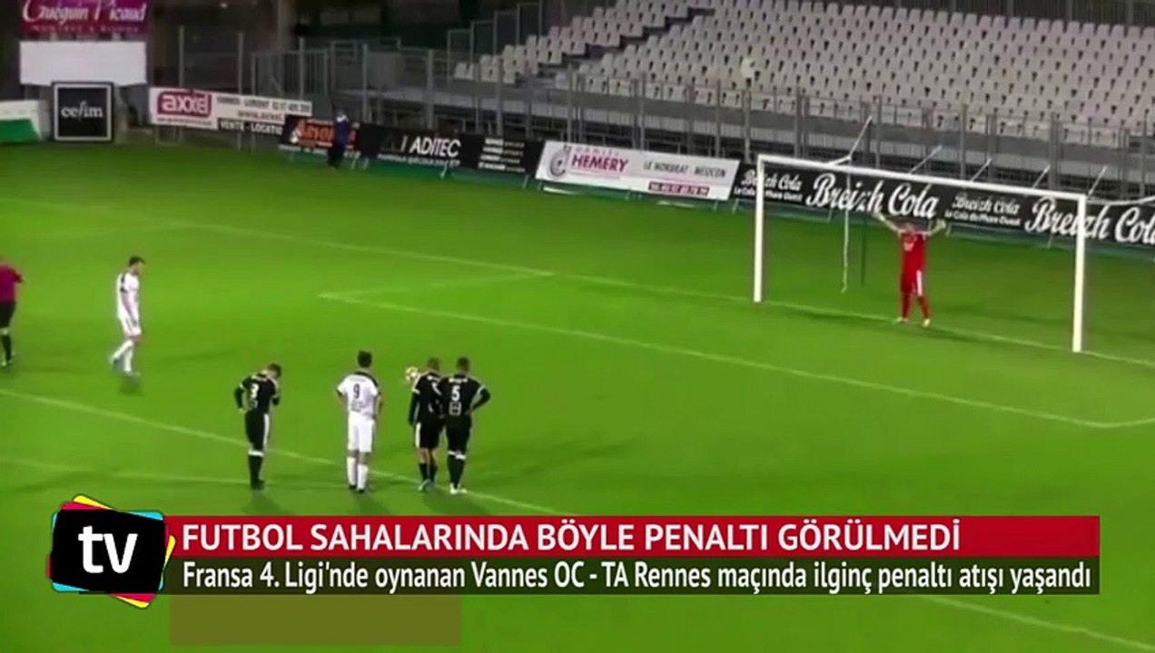 Futbol sahalarında böyle penaltı görülmedi