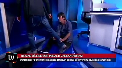 Rıdvan Dilmen’den penaltı canlandırması!