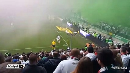 Polonya liginde yan hakem maça damga vurdu
