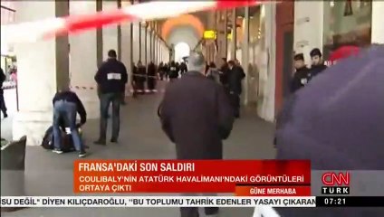 Mousa Coulibaly'nin Atatürk Havalimanı'ndaki görüntüleri