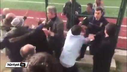 Kütahyaspor taraftarlarına ve futbolcularına saldırı