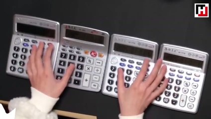 Hesap makinesiyle "Game of Thrones" jeneriğini çalıyor