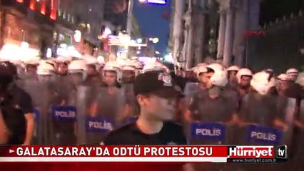 GALATASARAY'DA ODTÜ PROTESTOSU