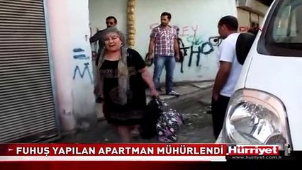 FUHUŞ YAPILAN APARTMAN MÜHÜRLENDİ
