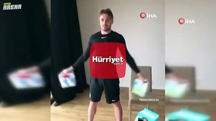 Rienstra hem çocuk baktı hem de antrenman yaptı