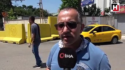 Taksiciye pitbullu gasp