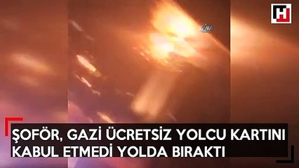 Otobüs sürücüsünden gaziye şok