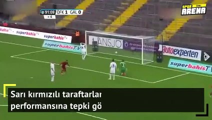 Tepki çeken pozisyon!