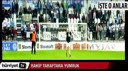 Slovakya'da yeşil sahada nakavt