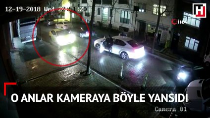 Şişli'de taksiciyi böyle gasp ettiler