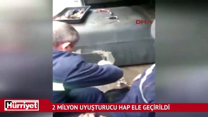 Kocaeli'de 2 milyon uyuşturucu hap ele geçirildi