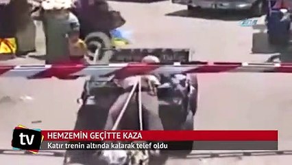 Hemzemin geçitte feci kaza
