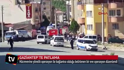 Gaziantep'te patlama meydana geldi