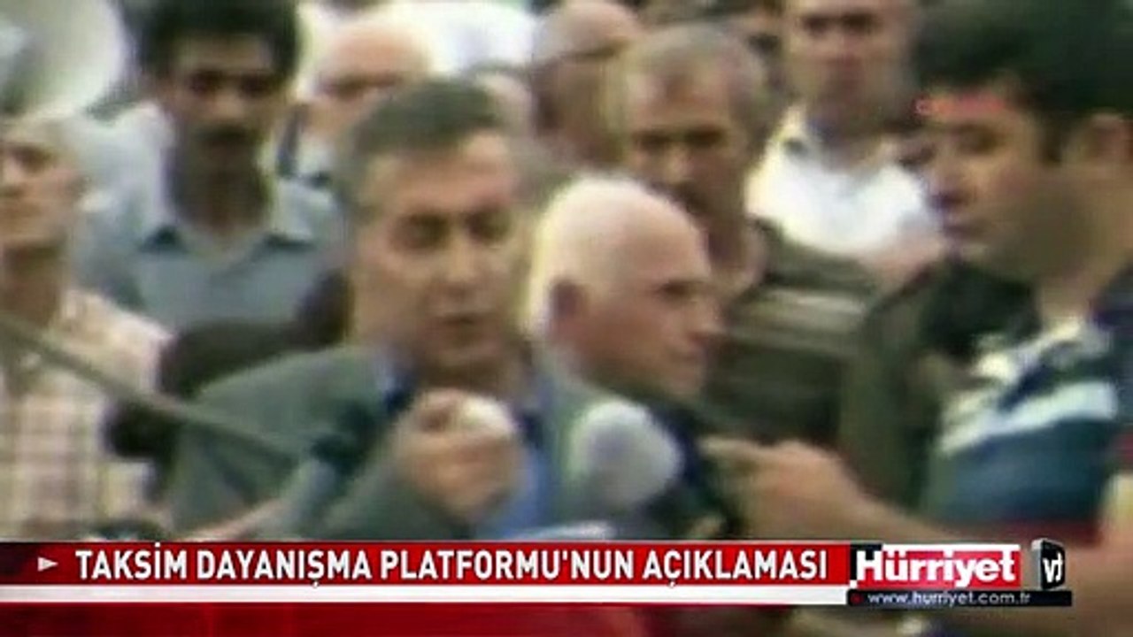 TAKSİM DAYANIŞMA PLATFORMU'NUN AÇIKLAMASI