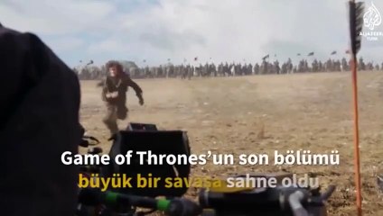 İşte Game of Thrones'un kamera arkası görüntüleri