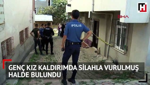 Genç kız kaldırımda silahla vurulmuş halde bulundu
