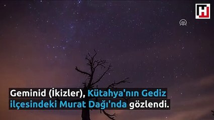 Murat Dağı'nda "Geminid" meteor yağmuru