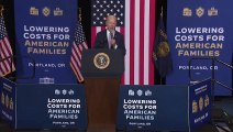 Biden highlights fight against Big Pharma in Portland, Oregon