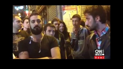 Polis ile gazeteci arasında ilginç diyalog: O basın şeyi değil